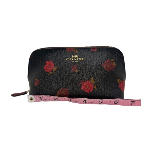 Coach 2018 NWOT Floral Rose Print Zip Cosmetic Pouch Clutch F55637 - Picture 10 of 12